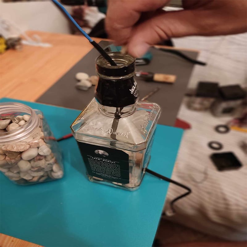 first bottlelamp project 2