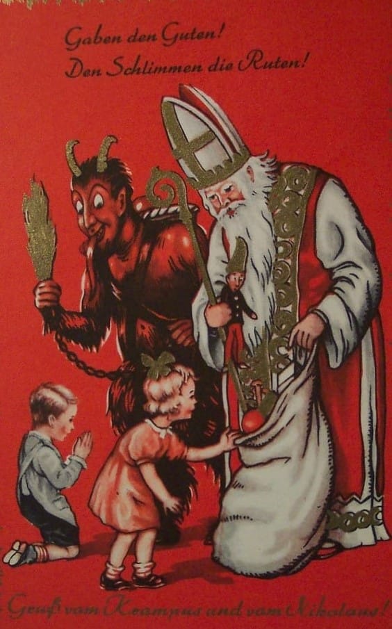 St Nicolas and Krampus