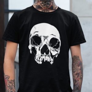 002_Deth_T shirt_Deth_Skull_Men_Punk_black