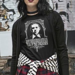 005_Deth_T shirt_Lovecraft_Woman_Punk_black