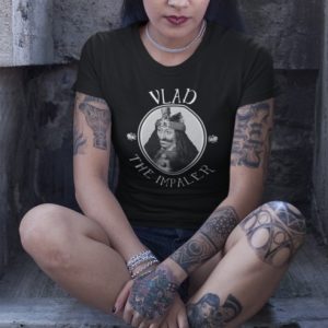 009_Deth_T shirt_Vlad_the_Impaler_Woman_tattoo_Black