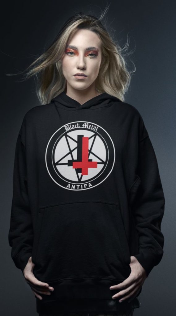 016_Deth_Hoodie_Black_Metal_Antifa_Woman_Glam_Black