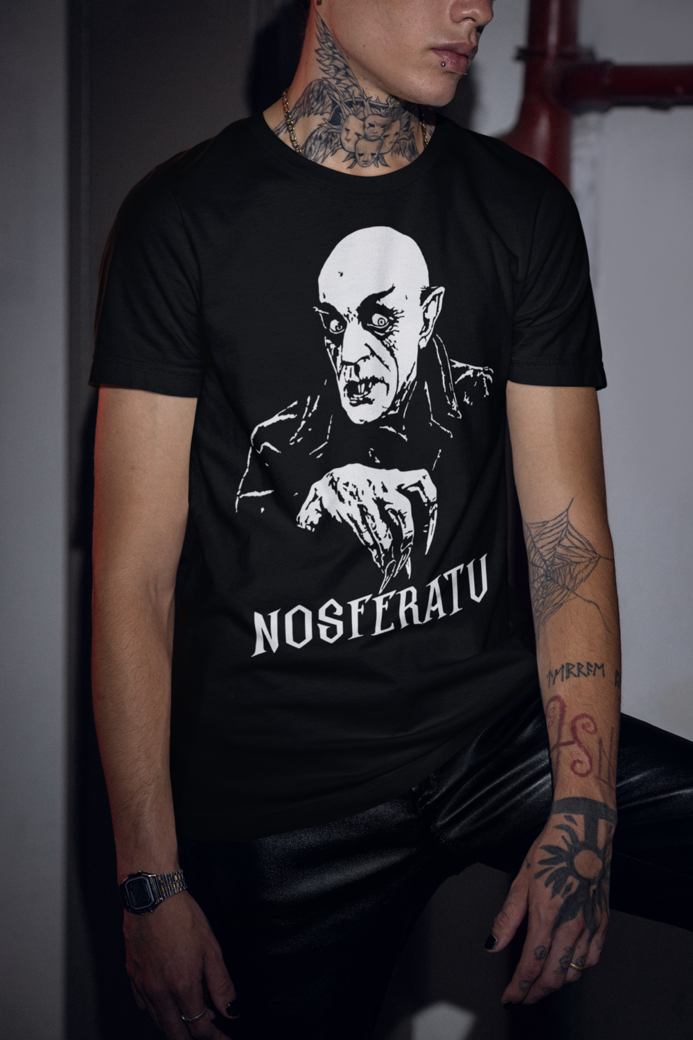 020_Deth_T shirt_Nosferatu_Youth_tattoo_black