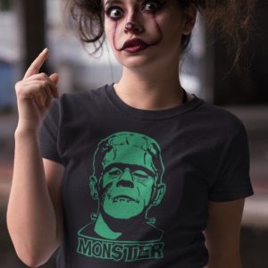 025_Deth_T-Shirt_Monster_Frank_Lady_Freak_Black