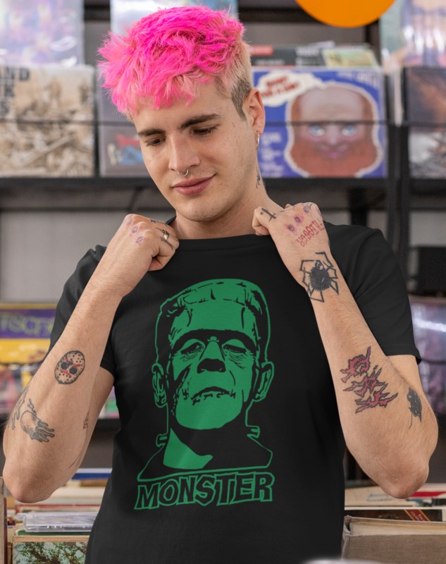 025_Deth_T-Shirt_Monster_Frank_Youth_punk_Black