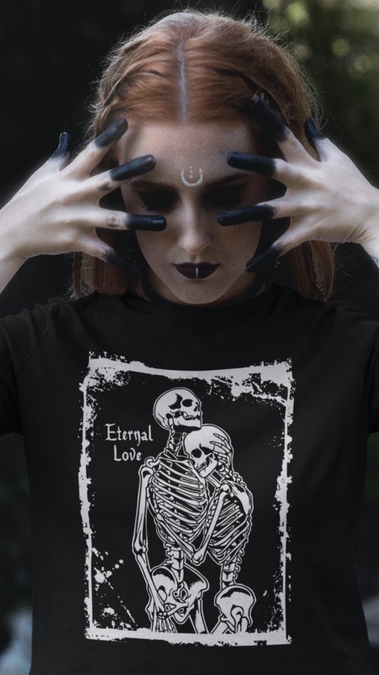 008_Deth_T-shirt_woman_goth_Eternal Love