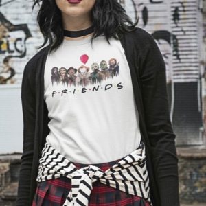 015_Deth_T shirt_Friends_Horror_Woman_Punk_White