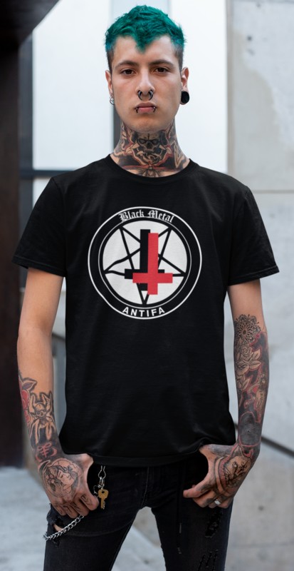 016_Deth_T shirt_Black_Metal_Antifa_Male_Punk_black