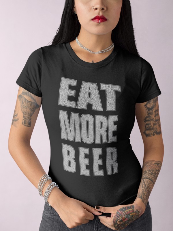 017_Deth_T shirt_Eat_More_Beer_Lady_tatto_black