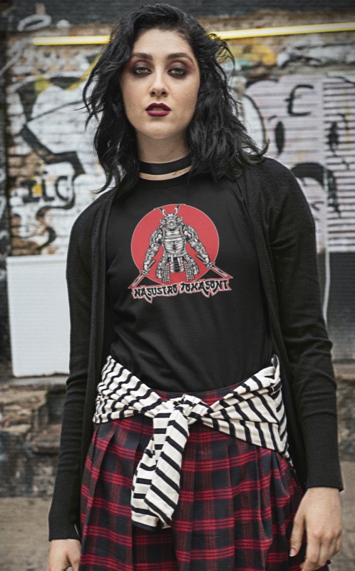 024_Deth_T shirt_Nasusuro_Tokasoni_Woman_Punk_black