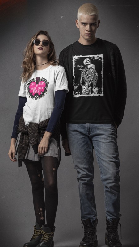 Deth_Valentine_T-shirt_couple_warm-lovers