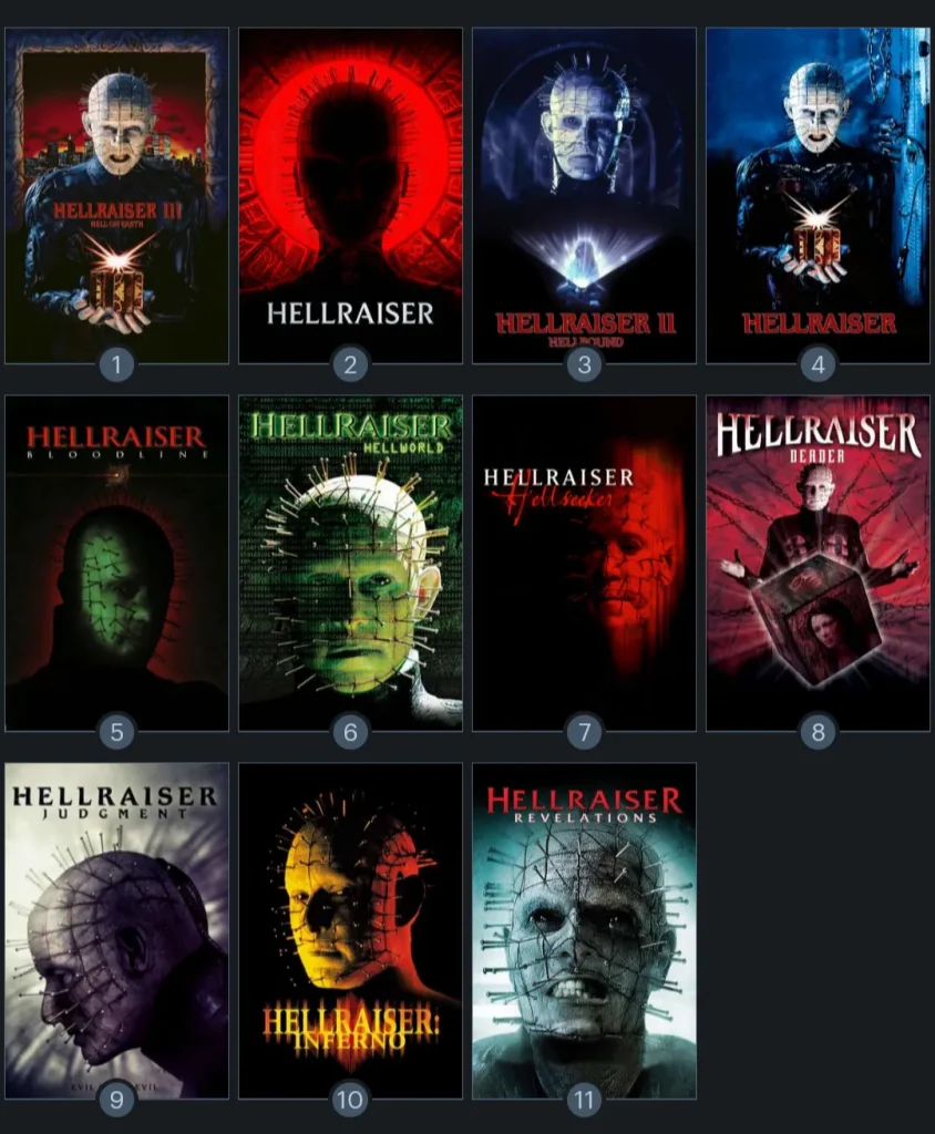 hellraiser all movies